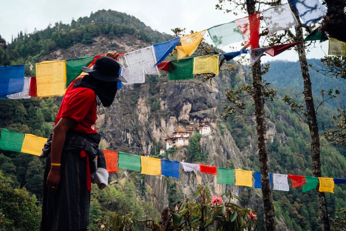 Pilgrim at Tiger's Nest